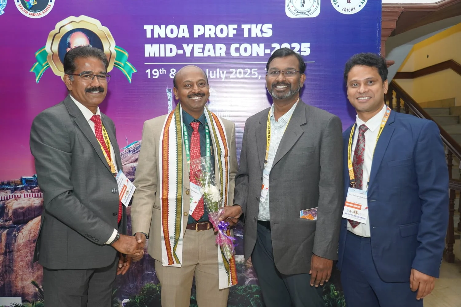 Dr C Rex, Vice President of TNOA, Participates in the TNOA Prof. TKS Mid-Year CON 2025, Trichy